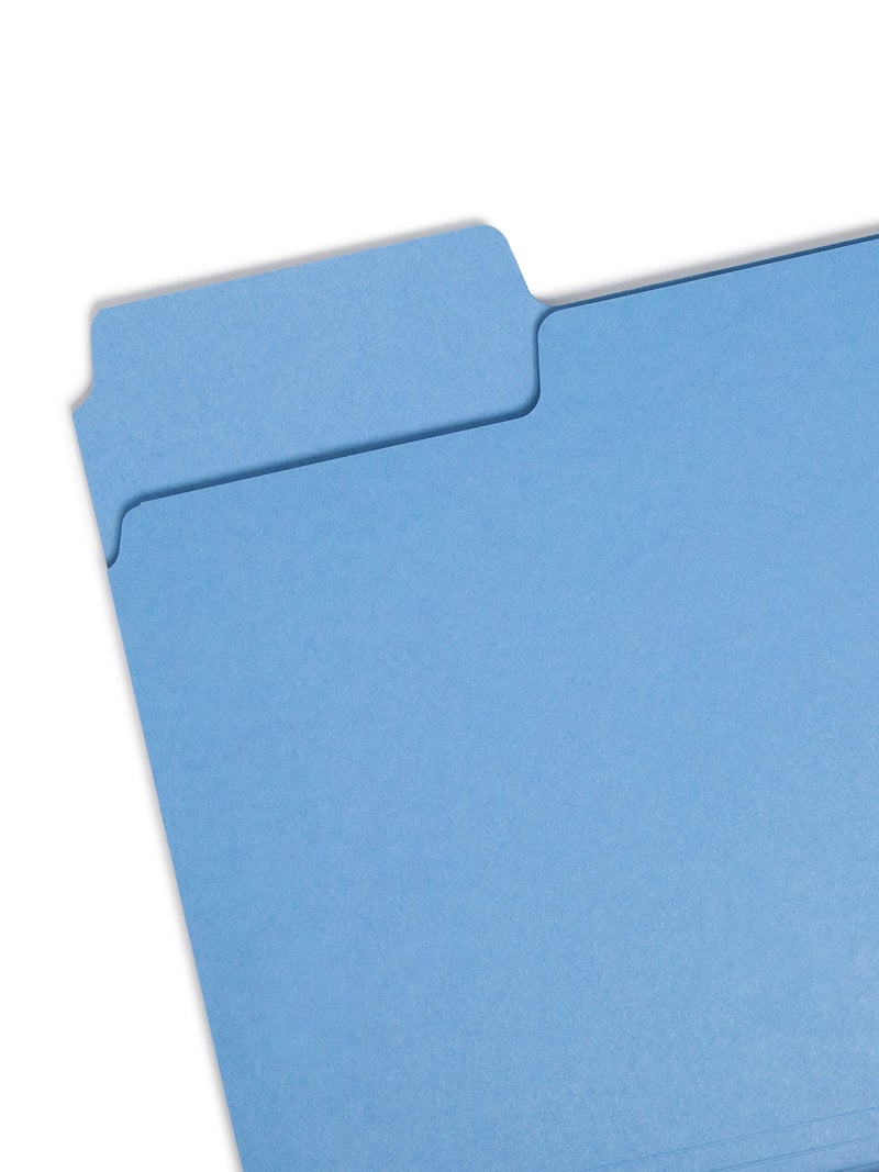 Smead SuperTab Heavyweight File Folder, Oversized 1/3-Cut Tab, Letter Size, Assorted Primary Colors, 50 per Box (10410) - Image 2